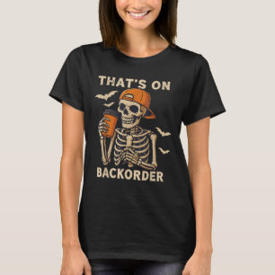 Camiseta El gracioso esqueleto tecnológico de la farmacia d