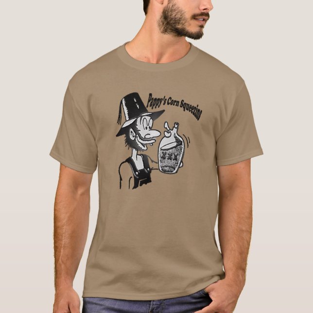 Camiseta El gracioso hombre de montaña 🏔️ cómico Hillbilly (Anverso)
