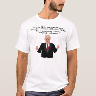 Camiseta El gracioso humor político de Donald Trump