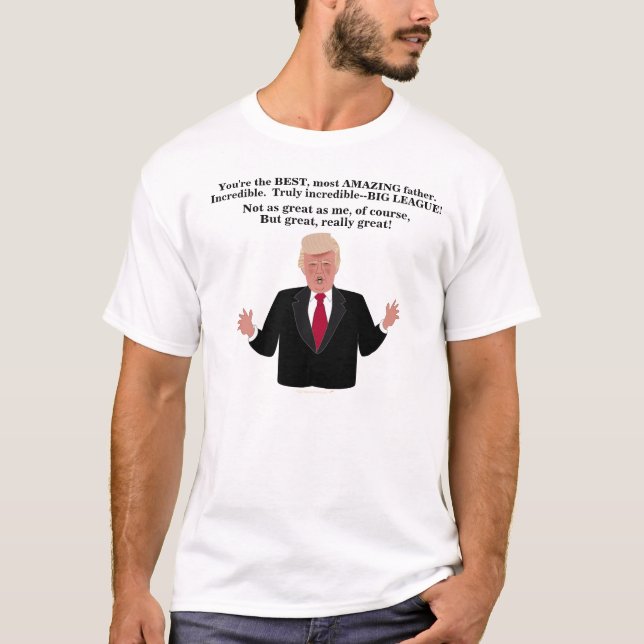 Camiseta El gracioso humor político de Donald Trump (Anverso)
