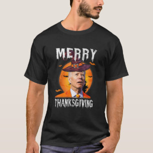 Camiseta El gracioso Joe Biden confundió el Día de Acción d