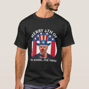 Camiseta El Gracioso Joe Biden Deslumbró A Merry 4 De Usted