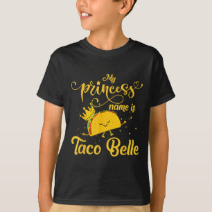 Camiseta El gracioso nombre de princesa de camisas taco es