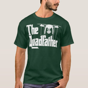 Camiseta El gracioso padre del Quadfather con el avión tel
