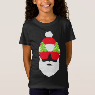 Camiseta El gracioso Papá Noel con Navidades Gafas de sol T