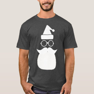Camiseta El gracioso Papá Noel Enfrenta Gafas De Sol Con 6