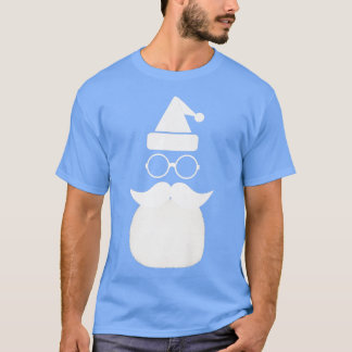 Camiseta El gracioso Papá Noel enfrenta lentes de sol con b