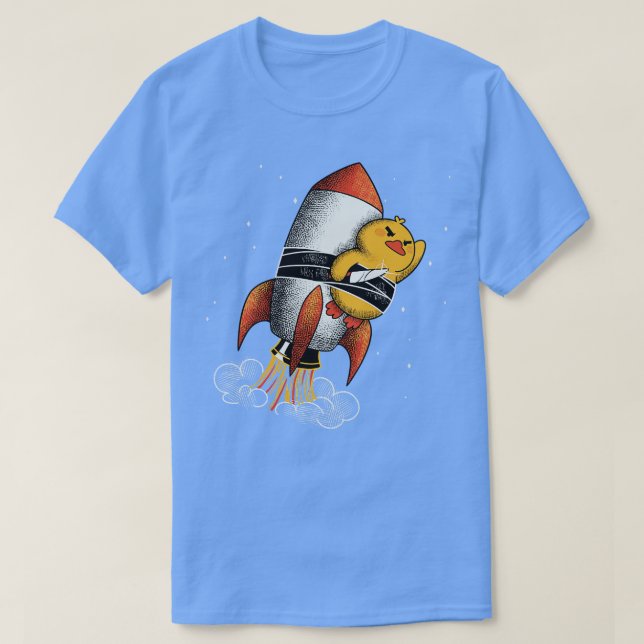 Camiseta El gracioso pato de la violencia de alta velocidad (Diseño del anverso)