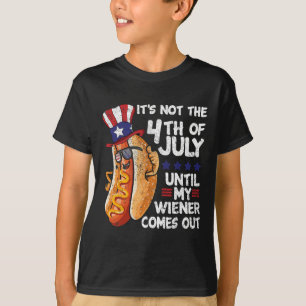 Camiseta El Gracioso Perro Caliente Del 4 De Julio Wiener S