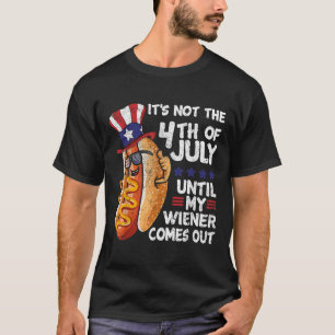Camiseta El Gracioso Perro Caliente Del 4 De Julio Wiener S