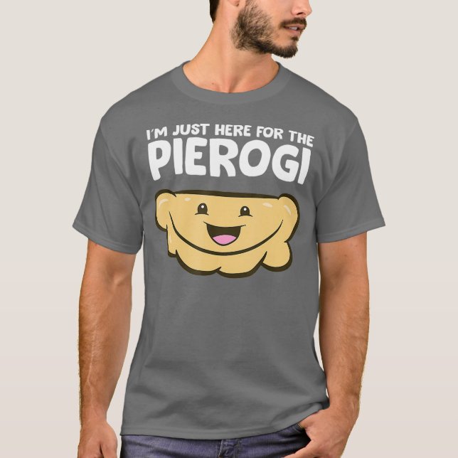 Camiseta El Gracioso Pierogi Me Encanta Por El Pierogi. (Anverso)