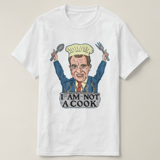 Camiseta El gracioso presidente Richard Nixon no soy un che (Diseño del anverso)