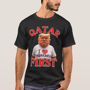 Camiseta El gracioso primer chorro de Trump sobre Qatar des