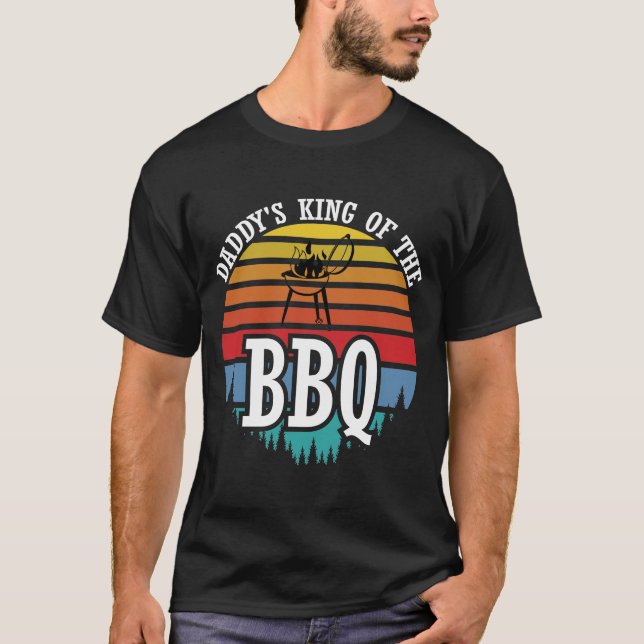 Camiseta El gracioso regalo de parrilladas de papi rey de l (Anverso)