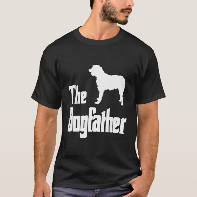 Camiseta El gracioso regalo de perro de Dogfather Funny Wol (Anverso)