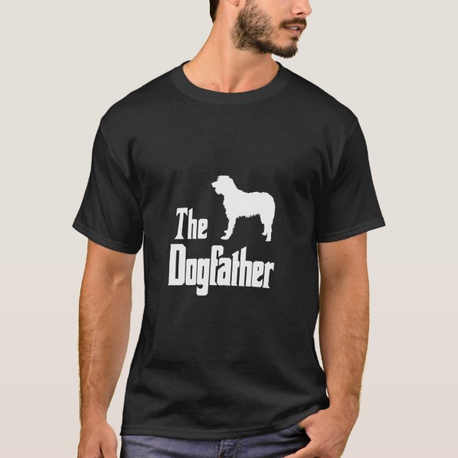 Camiseta El gracioso regalo de perro de Dogfather Funny Wol (Anverso)