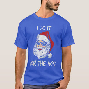 Camiseta El gracioso Santa Retro Santa I Lo Hace Por Los Ho