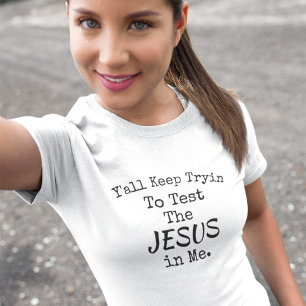 Camiseta El gracioso Sur religioso diciendo luz