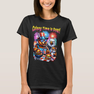 Camiseta El gracioso tiempo de cortesía terminó con los ani