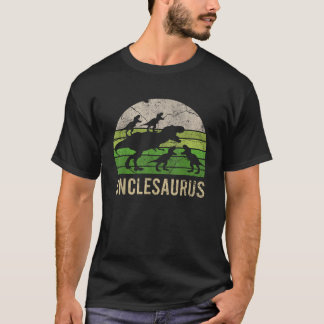 Camiseta El gracioso tío Dinosaurio Papi regalo para cuatro