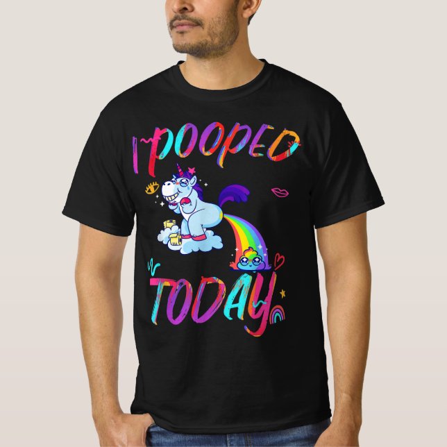 Camiseta El gracioso unicornio que empecé hoy - Humor que p (Anverso)