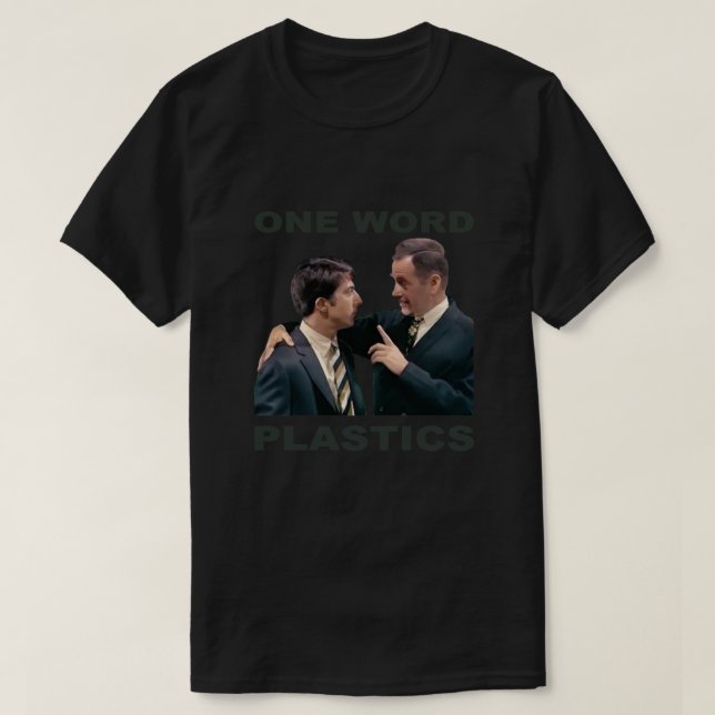 Camiseta El Graduado - Una Palabra. Plásticos. -Color (Diseño del anverso)
