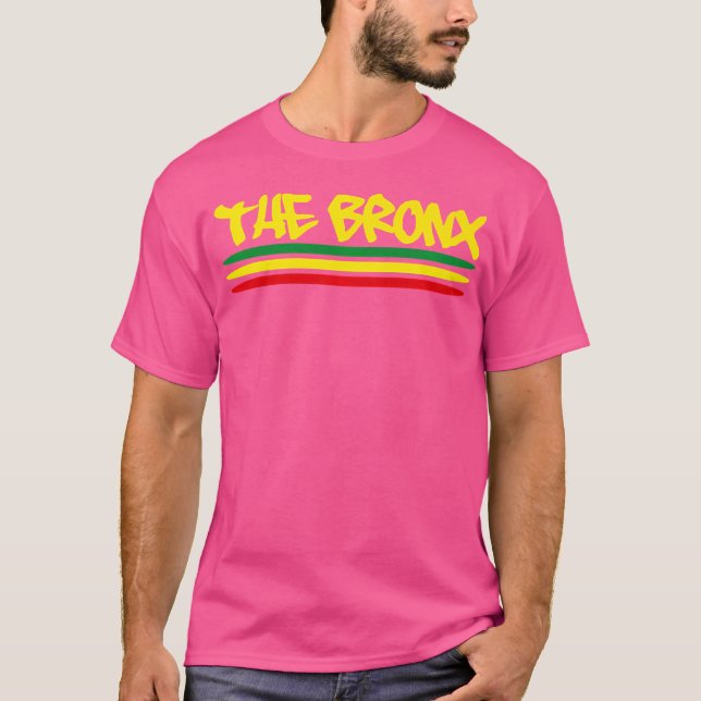 Camiseta El Graffiti de arte de rasta de bronce en Nueva Yo (Anverso)