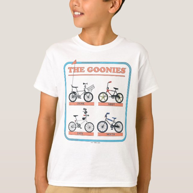 Camiseta El gráfico de bicicletas de Goonies (Anverso)