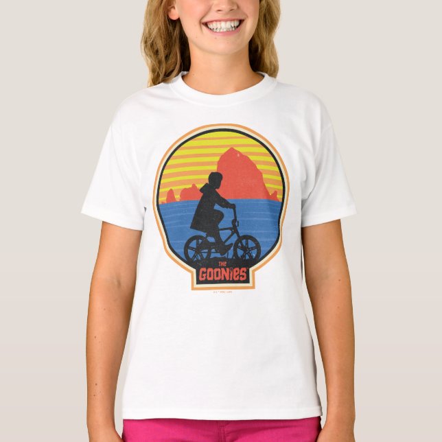 Camiseta El gráfico de ciclismo Goonies Retro Mikey (Anverso)