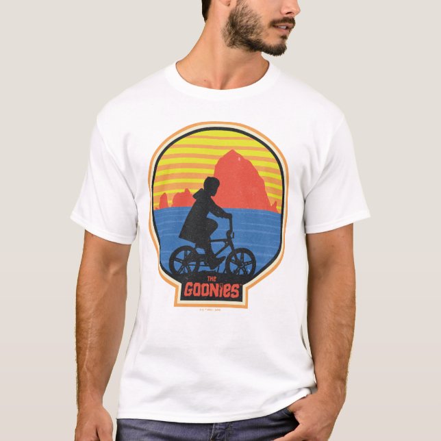 Camiseta El gráfico de ciclismo Goonies Retro Mikey (Anverso)