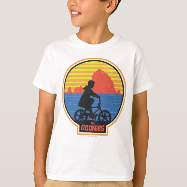 Camiseta El gráfico de ciclismo Goonies Retro Mikey (Anverso)