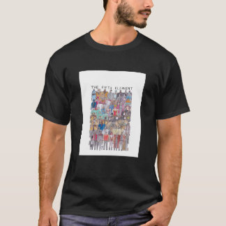 Camiseta El gráfico de Ilustracion del equipo del quinto el