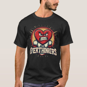 Camiseta El gráfico de la mascota del corazón enojado de Lo