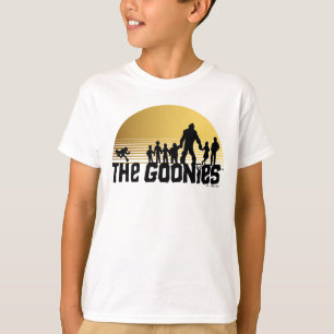 Camiseta El gráfico de silueta de la puesta de sol de Goon