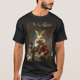 Camiseta El gráfico divertido del conejo de Pascua steampun