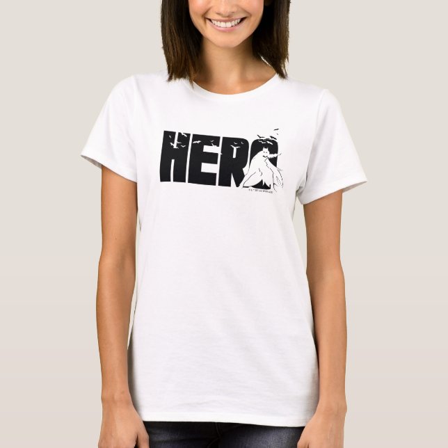 Camiseta El gráfico "Héroe" de Batman (Anverso)