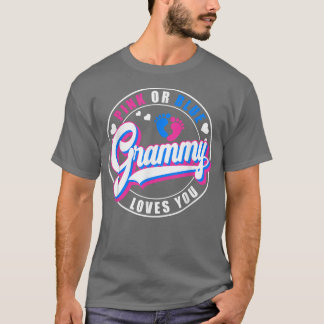 Camiseta El Grammy Rosa O Azul Retro Ama A Su Bebé Sexo