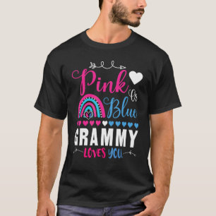 Camiseta El Grammy Rosa O Azul Te Ama Fiesta De Revelación