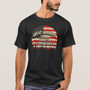 Camiseta El Gran Abuelo El Hombre El Mito La Mala Influenci