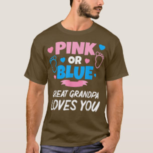 Camiseta El Gran Abuelo Rosa O Azul Te Ama El Género Del Be