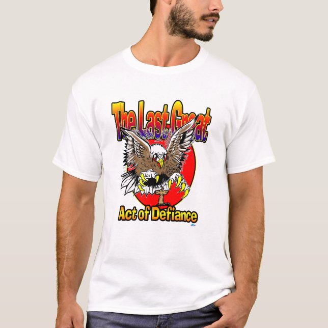 Camiseta El gran acto pasado del desafío (Anverso)