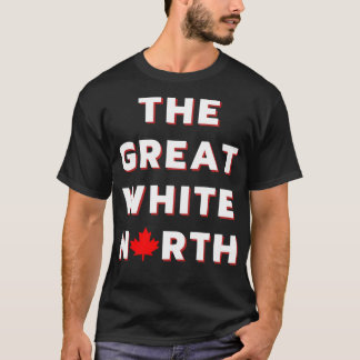 Camiseta El gran Canadá blanco del Norte