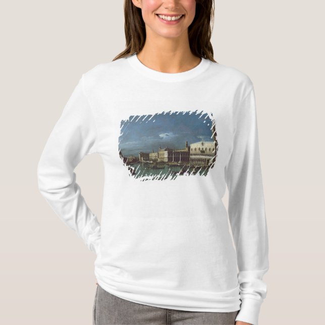 Camiseta El Gran Canal con la iglesia de Santa María (Anverso)