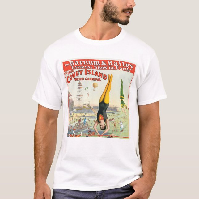Camiseta El Gran Carnaval del Agua de la Isla Coney (Anverso)