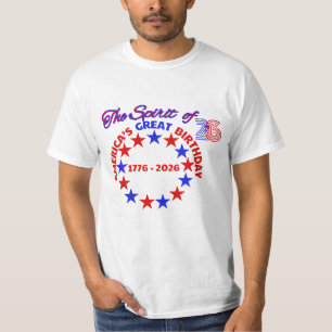 CAMISETA EL GRAN CUMPLEAÑOS DE LOS ESTADOS UNIDOS