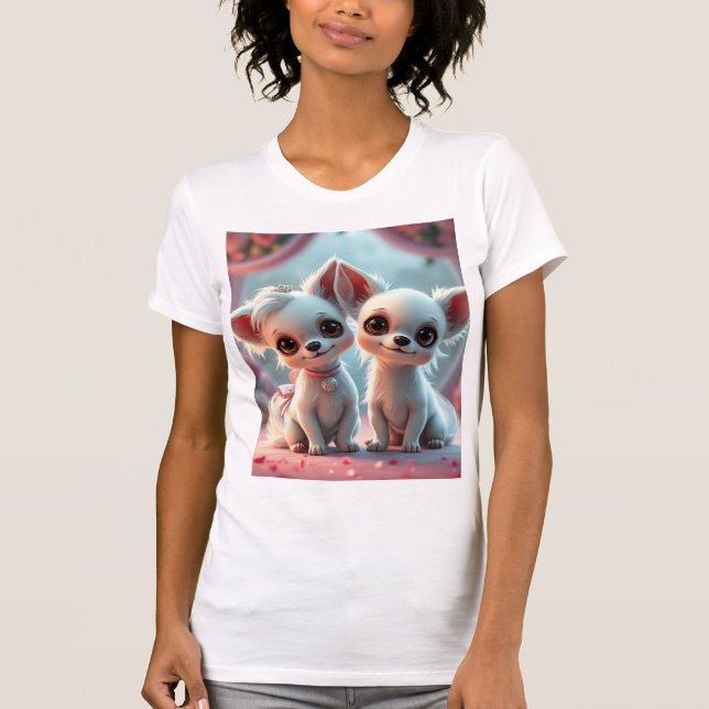 Camiseta El gran día de Cupid: Un Boda de amor pimienta (Anverso)