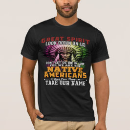 Camiseta El gran espíritu NATIVO de los Estados Unidos nos 