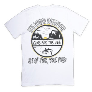 Camiseta El gran exterior, quédate con el pescado