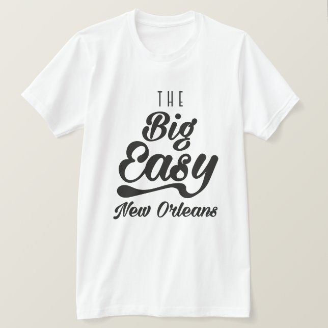 Camiseta El gran fácil Nueva Orleans (Anverso del diseño)