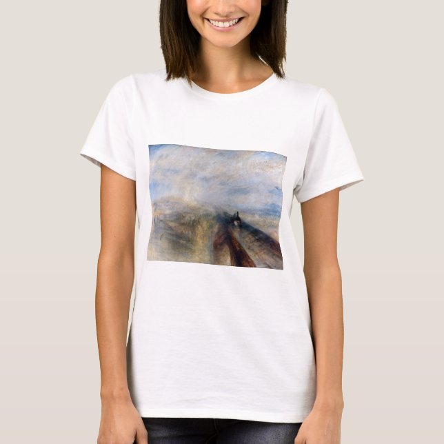 Camiseta El Gran Ferrocarril Occidental, William Turner, 18 (Anverso)